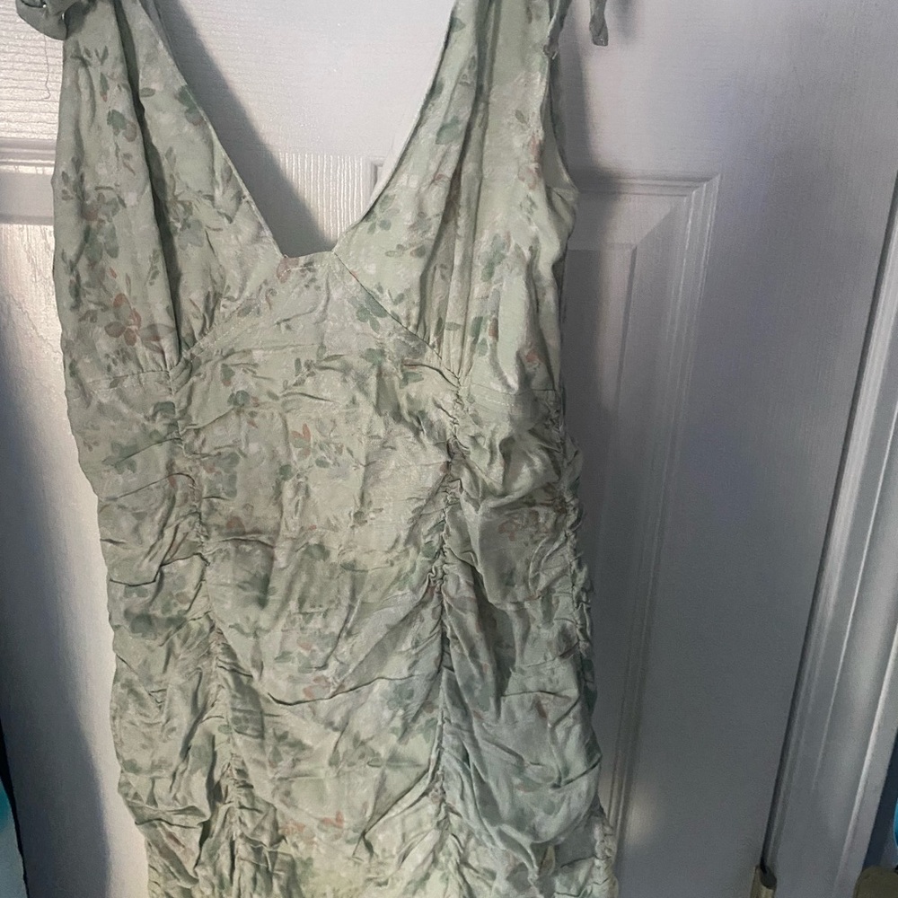 Floral Ruched Dress